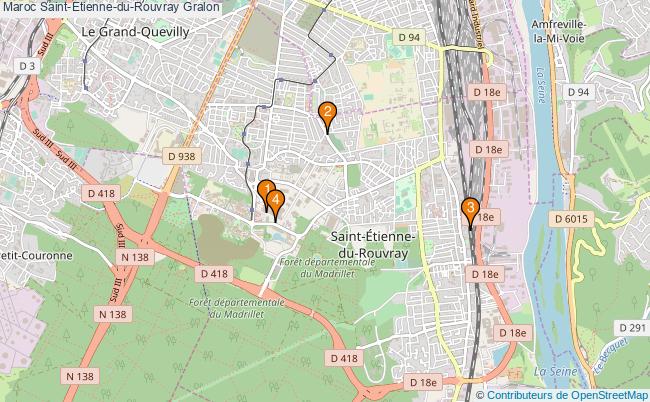plan Maroc Saint-Etienne-du-Rouvray Associations Maroc Saint-Etienne-du-Rouvray : 5 associations