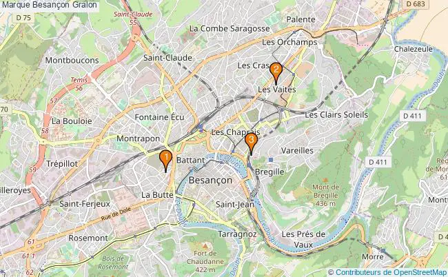 plan Marque Besançon Associations Marque Besançon : 7 associations