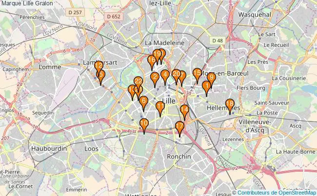 plan Marque Lille Associations Marque Lille : 25 associations