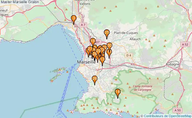 plan Master Marseille Associations master Marseille : 36 associations