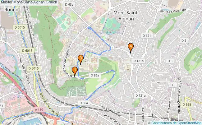 plan Master Mont-Saint-Aignan Associations master Mont-Saint-Aignan : 5 associations