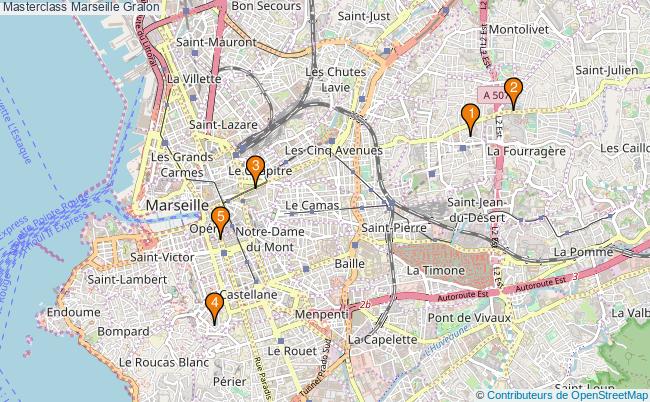 plan Masterclass Marseille Associations Masterclass Marseille : 6 associations