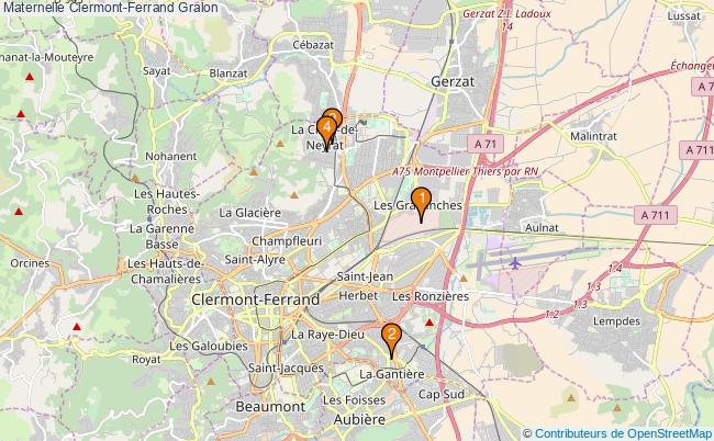 plan Maternelle Clermont-Ferrand Associations Maternelle Clermont-Ferrand : 4 associations