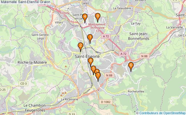 plan Maternelle Saint-Etienne Associations Maternelle Saint-Etienne : 8 associations