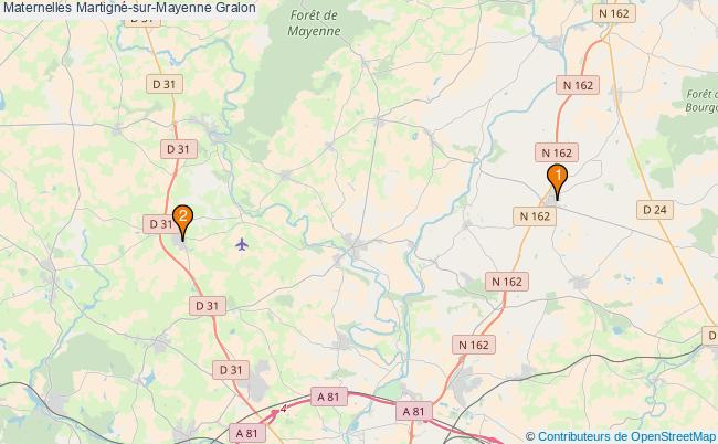 plan Maternelles Martigné-sur-Mayenne Associations Maternelles Martigné-sur-Mayenne : 2 associations