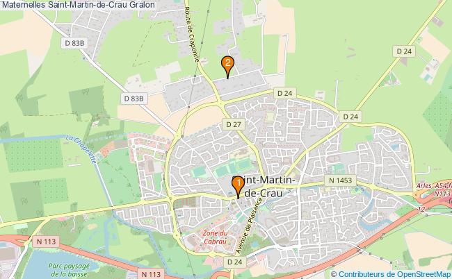 plan Maternelles Saint-Martin-de-Crau Associations Maternelles Saint-Martin-de-Crau : 2 associations