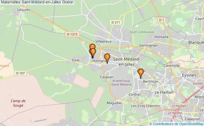 plan Maternelles Saint-Médard-en-Jalles Associations Maternelles Saint-Médard-en-Jalles : 5 associations