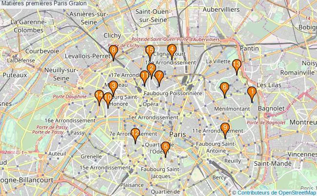 plan Matières premières Paris Associations matières premières Paris : 22 associations