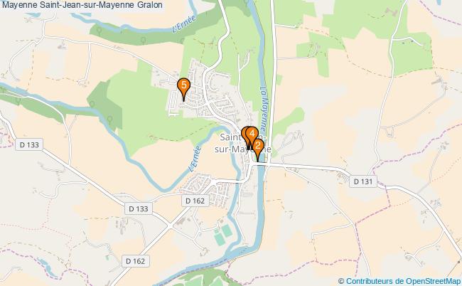 plan Mayenne Saint-Jean-sur-Mayenne Associations Mayenne Saint-Jean-sur-Mayenne : 5 associations