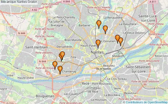 plan Mécanique Nantes Associations mécanique Nantes : 14 associations