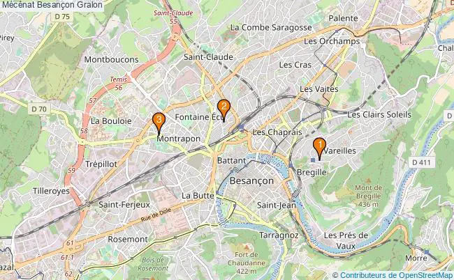 plan Mécénat Besançon Associations mécénat Besançon : 3 associations