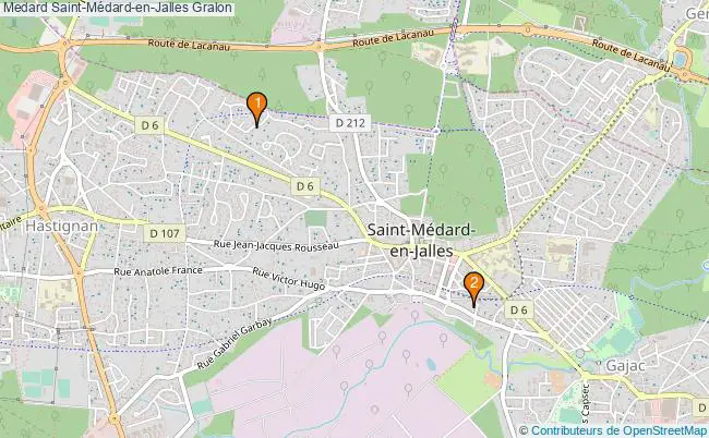 plan Medard Saint-Médard-en-Jalles Associations Medard Saint-Médard-en-Jalles : 4 associations