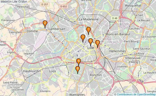 plan Médecin Lille Associations médecin Lille : 11 associations