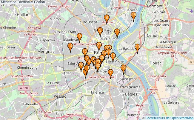 plan Médecine Bordeaux Associations médecine Bordeaux : 41 associations