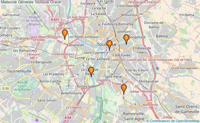 plan Medecine Generale Toulouse Associations Medecine Generale Toulouse : 5 associations