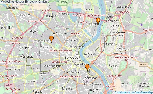 plan Médecines douces Bordeaux Associations médecines douces Bordeaux : 3 associations
