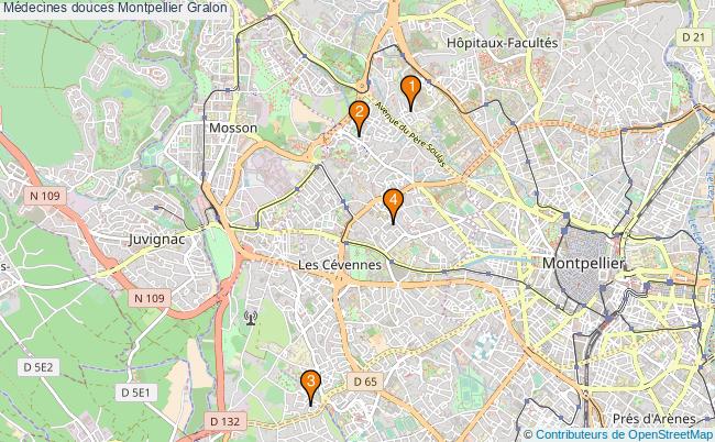 plan Médecines douces Montpellier Associations médecines douces Montpellier : 5 associations