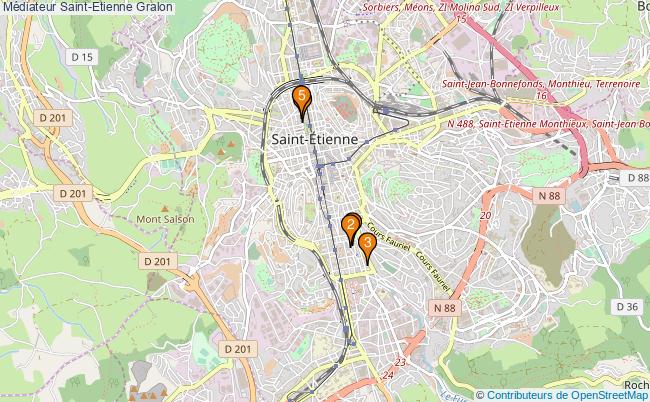 plan Médiateur Saint-Etienne Associations médiateur Saint-Etienne : 5 associations
