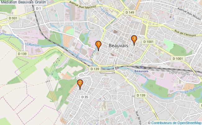 plan Médiation Beauvais Associations médiation Beauvais : 5 associations