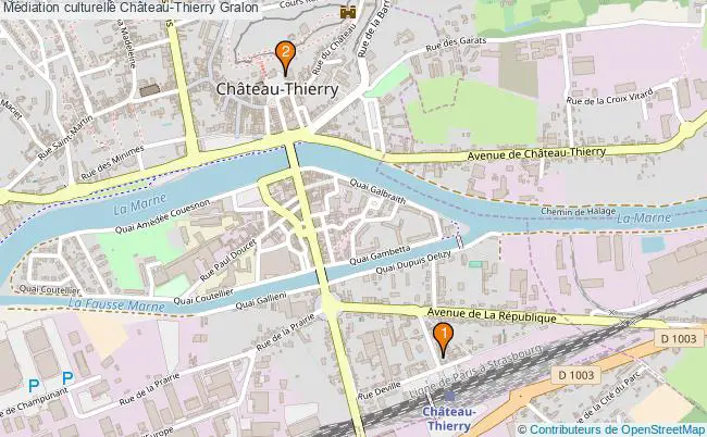 plan Médiation culturelle Château-Thierry Associations médiation culturelle Château-Thierry : 2 associations