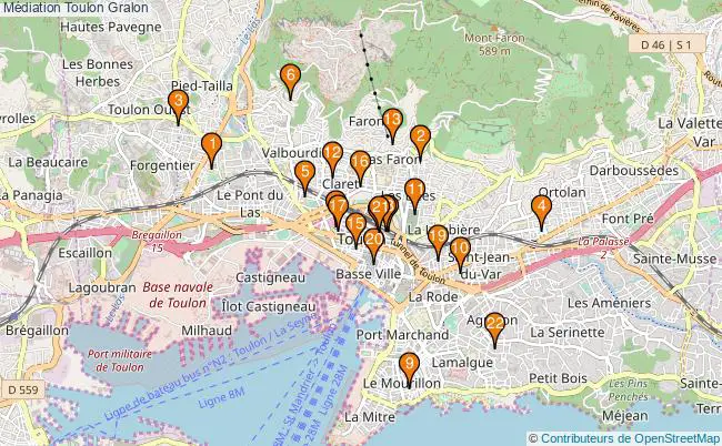 plan Médiation Toulon Associations médiation Toulon : 25 associations