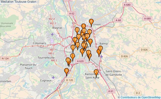 plan Médiation Toulouse Associations médiation Toulouse : 98 associations