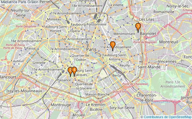 plan Médiatrice Paris Associations médiatrice Paris : 4 associations