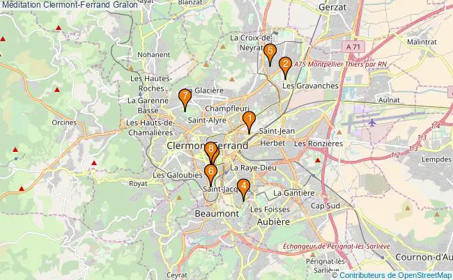 plan Méditation Clermont-Ferrand Associations méditation Clermont-Ferrand : 11 associations