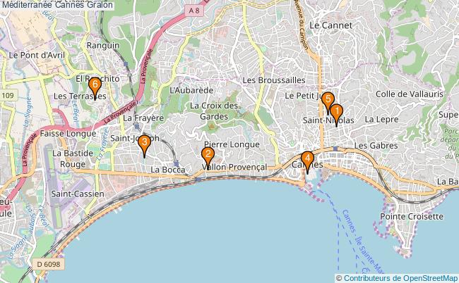 plan Méditerranée Cannes Associations Méditerranée Cannes : 6 associations