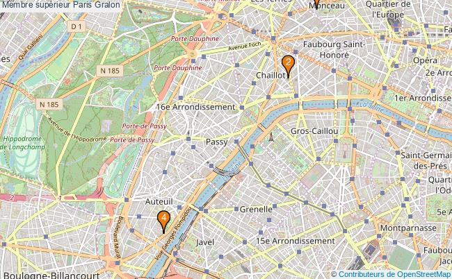 plan Membre supérieur Paris Associations membre supérieur Paris : 5 associations