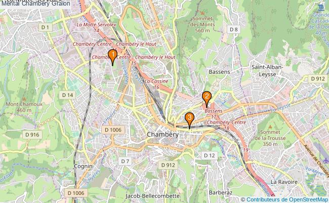 plan Mental Chambéry Associations Mental Chambéry : 3 associations
