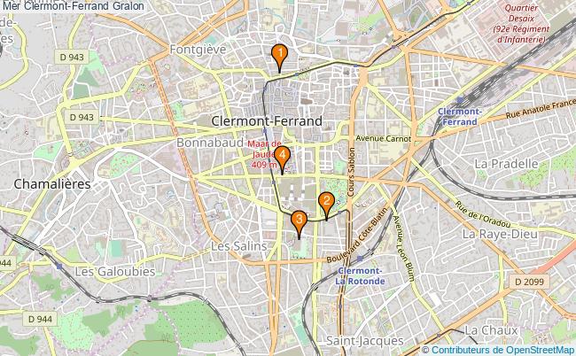 plan Mer Clermont-Ferrand Associations Mer Clermont-Ferrand : 4 associations