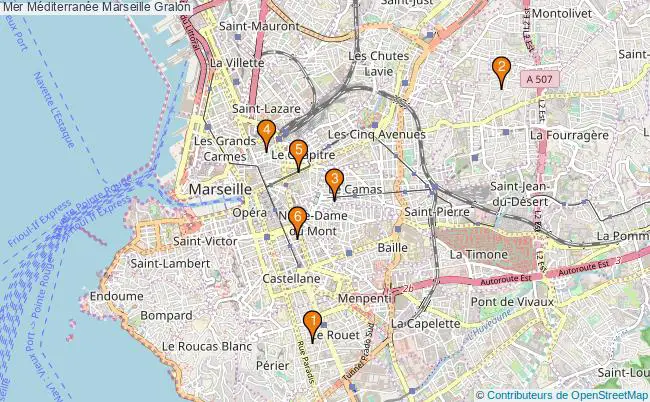plan Mer Méditerranée Marseille Associations Mer Méditerranée Marseille : 7 associations