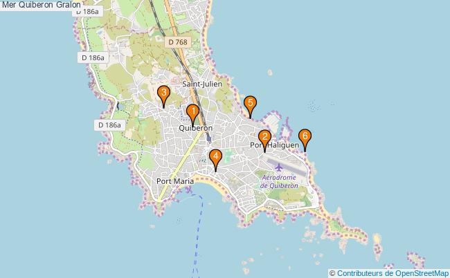plan Mer Quiberon Associations Mer Quiberon : 8 associations