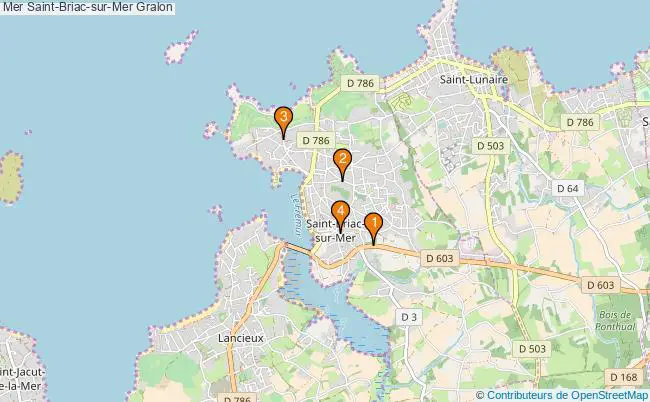 plan Mer Saint-Briac-sur-Mer Associations Mer Saint-Briac-sur-Mer : 4 associations
