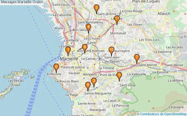 plan Messages Marseille Associations Messages Marseille : 14 associations
