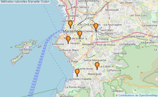 plan Méthodes naturelles Marseille Associations méthodes naturelles Marseille : 5 associations