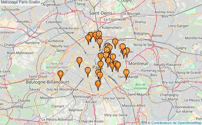 plan Métissage Paris Associations métissage Paris : 29 associations