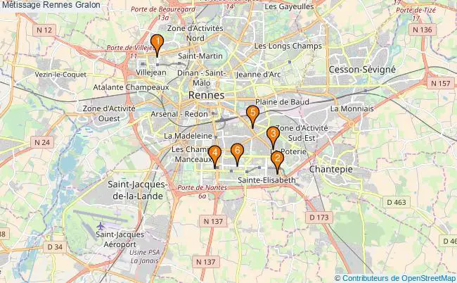 plan Métissage Rennes Associations métissage Rennes : 6 associations