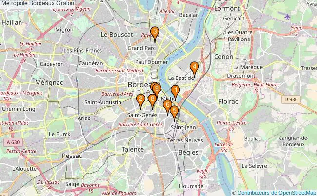 plan Métropole Bordeaux Associations métropole Bordeaux : 23 associations