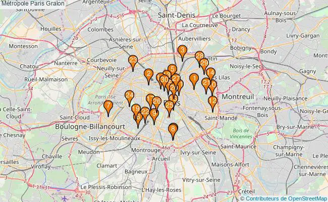 plan Métropole Paris Associations métropole Paris : 69 associations