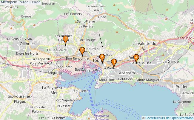 plan Métropole Toulon Associations métropole Toulon : 5 associations