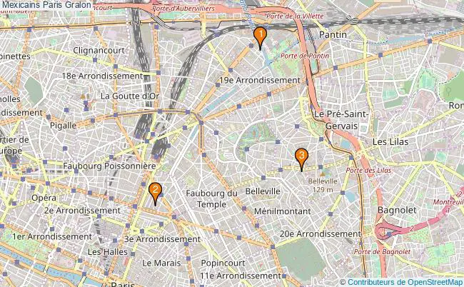 plan Mexicains Paris Associations Mexicains Paris : 4 associations
