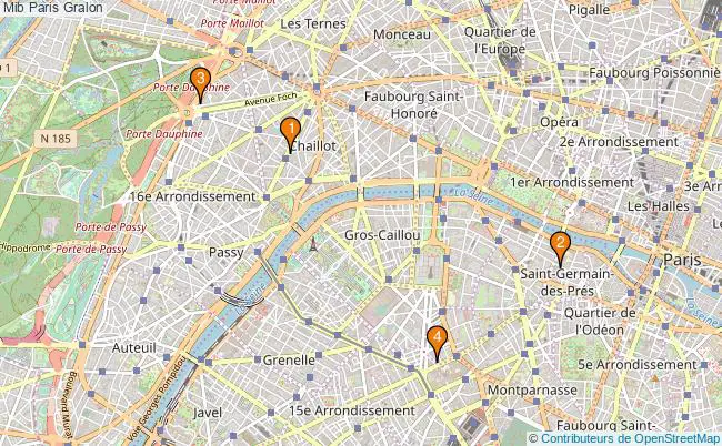 plan Mib Paris Associations Mib Paris : 4 associations