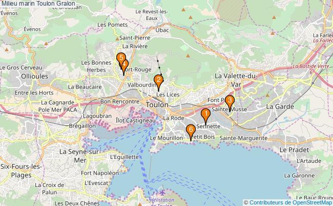plan Milieu marin Toulon Associations milieu marin Toulon : 6 associations