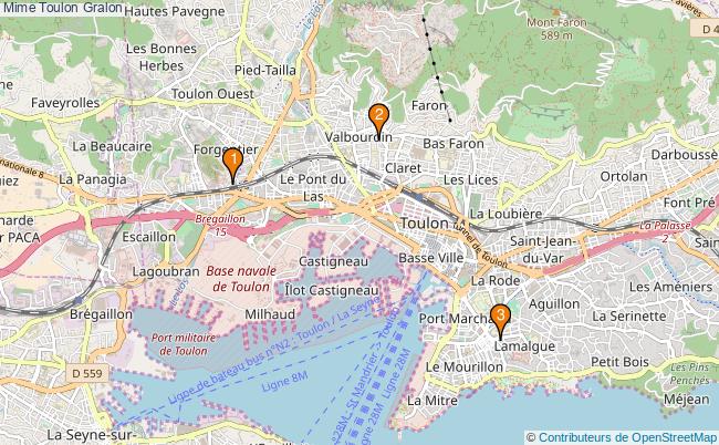 plan Mime Toulon Associations mime Toulon : 4 associations