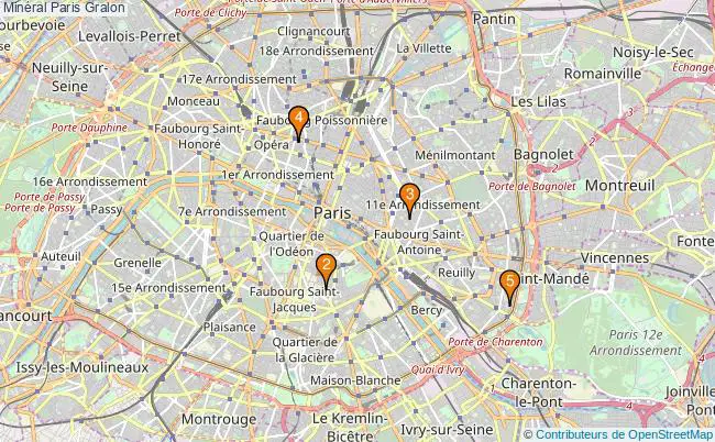 plan Minéral Paris Associations minéral Paris : 7 associations