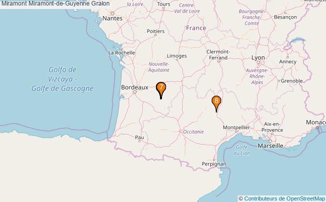 plan Miramont Miramont-de-Guyenne Associations Miramont Miramont-de-Guyenne : 7 associations