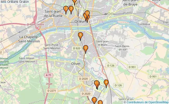 plan MIS Orléans Associations MIS Orléans : 16 associations