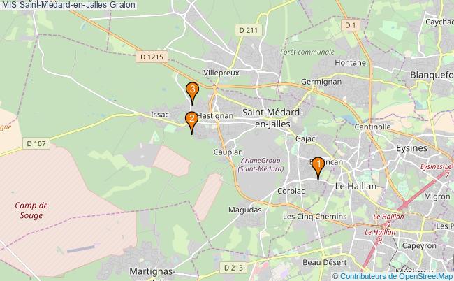 plan MIS Saint-Médard-en-Jalles Associations MIS Saint-Médard-en-Jalles : 3 associations